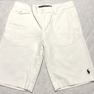 Ladies white Ralph Lauren Sport Shorts.